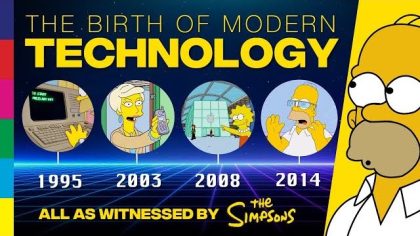 The Simpsons React to 30 Years of Technological Inventions | History of The Modern Computing Era